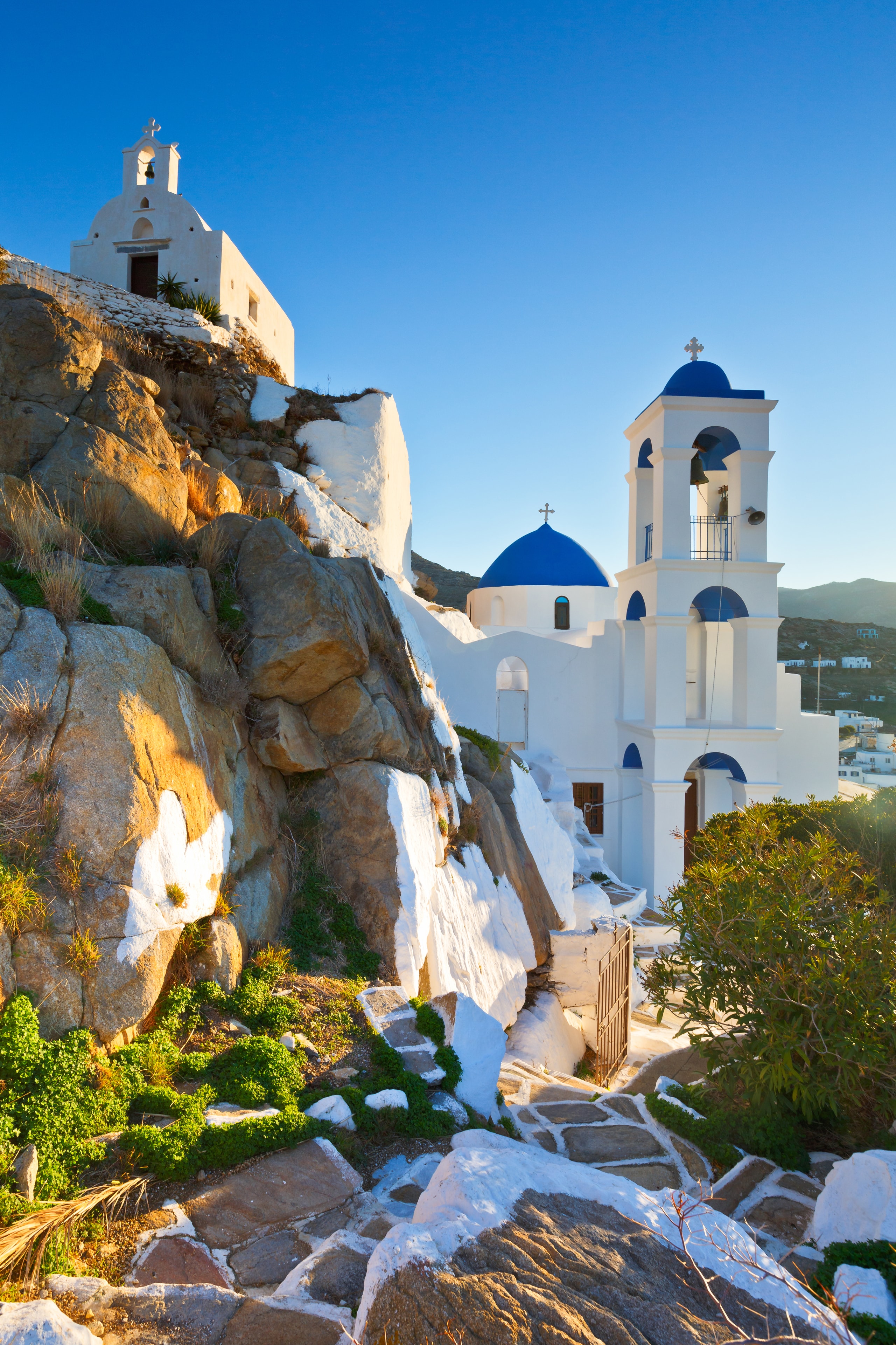 Sailing the turquoise Aegean Sea between Greek islands